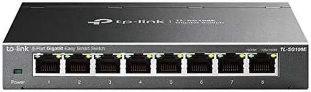 Alt view image 3 of 3 - tp-link tl-sg108e 8-port gigabit easy smart switch (tl-sg108e)