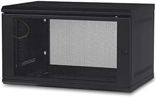 Alt view image 5 of 5 - APC by Schneider Electric NetShelter WX 6U Wall Mount Cabinet - For Server, LAN Switch - 6U Rack Height x 19" Rack Width x 12.95" Rack Depth - Wall Mountable - Black - 200.42 lb Static/Stationary Weight Capacity