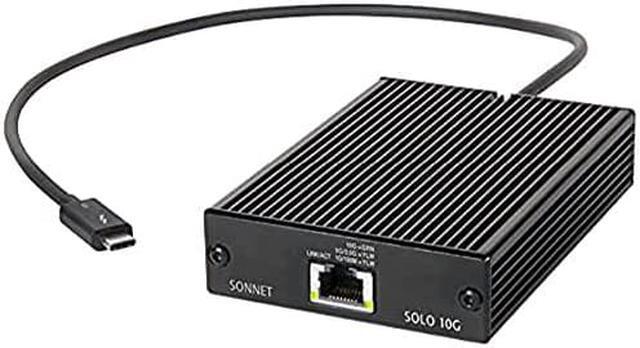 Alt view image 3 of 3 - Sonnet Solo 10G Thunderbolt 3 to 10 Gigabit Ethernet Adapter with NBASE-T Support