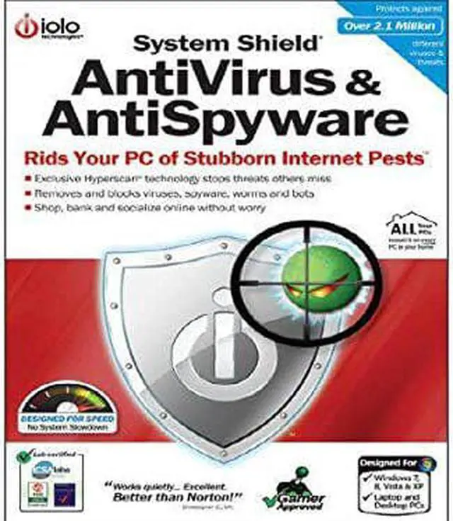 Alt view image 4 of 5 - iolo Technologies SSH SYSTEM SHIELD ANTIVIRUS & ANTISPYWARE PROVIDES COMPREHENSIVE PROTECTION AGAINST