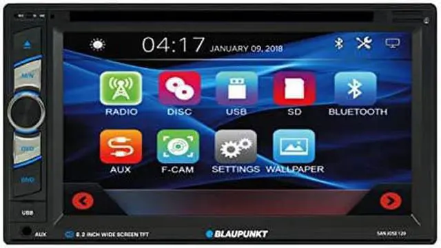 Alt view image 10 of 10 - BLAUPUNKT SANJOSE 120 Blaupunkt 6.2 D.Din Touchscreen AM/FM/DVD/BT
