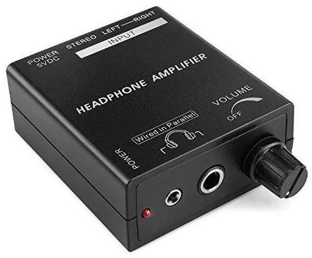 Alt view image 9 of 9 - tnp portable headphones amplifier stereo headphone earphone amp volume control audio booster with rca input 3.5mm 6.3mm output jack & power switch