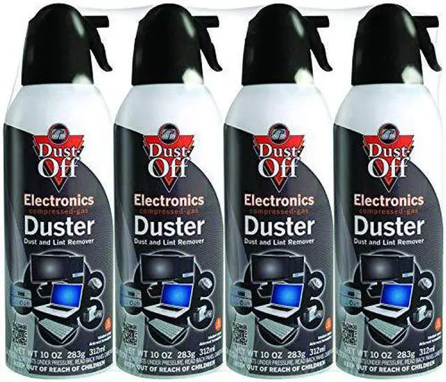 Alt view image 7 of 9 - Dust-Off DPSXL4A 10oz Electronics Dusters, 4 pk