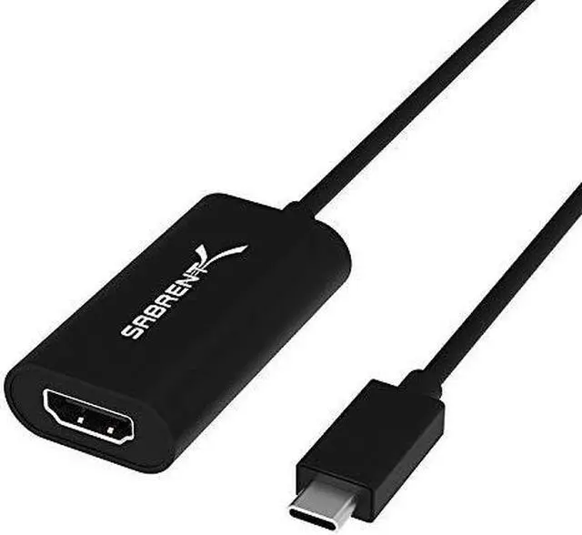 Alt view image 8 of 12 - Sabrent USB 3.1 Type-C to HDMI Adapter (DA-HDMC)