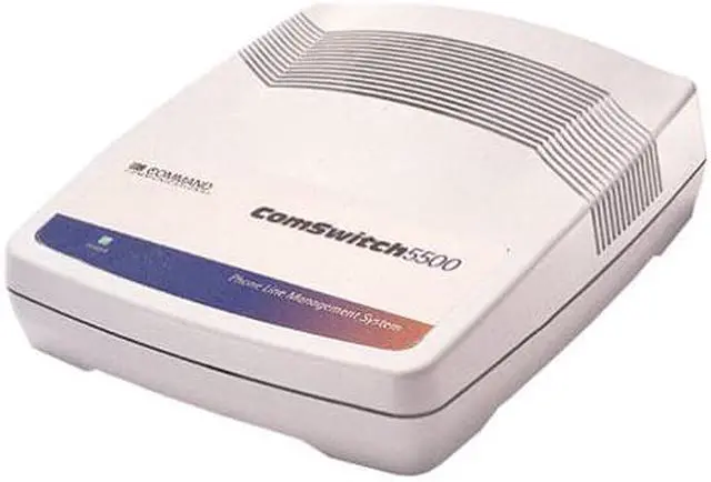 Alt view image 4 of 4 - command communications comswitch 5500 3-port phone/fax modem line sharing device