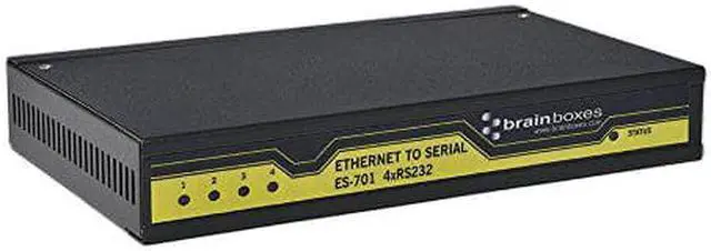 Alt view image 14 of 19 - Brainboxes 4 Port Rs232 Ethernet To Serial Adapter