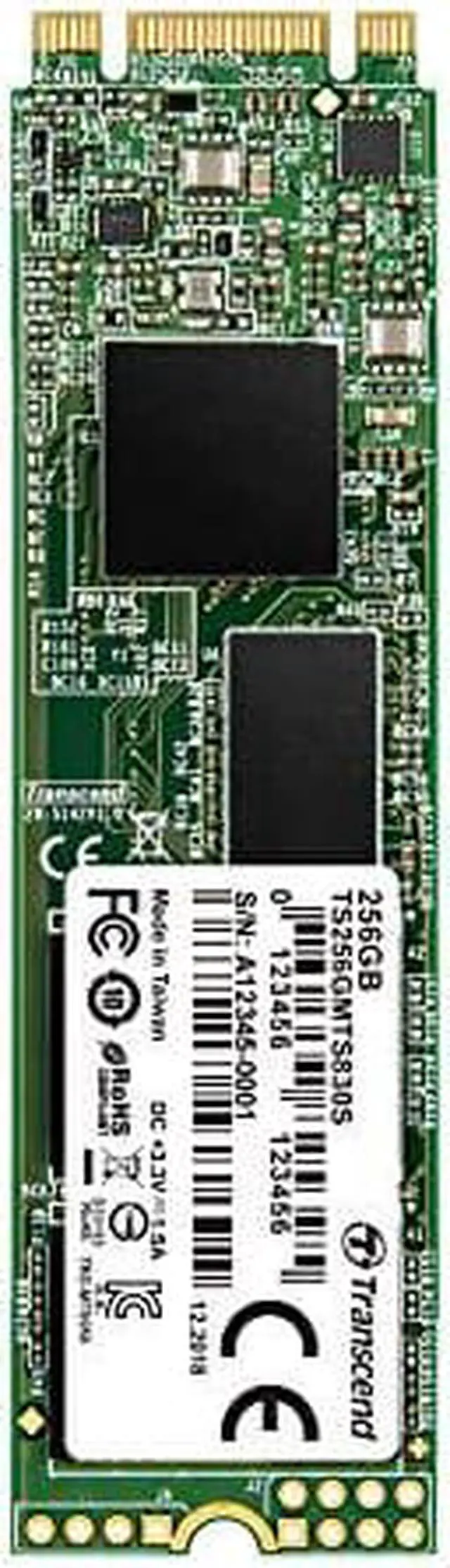 Alt view image 14 of 14 - Transcend 830S 256 GB Solid State Drive - SATA (SATA/600) - Internal - M.2 2280