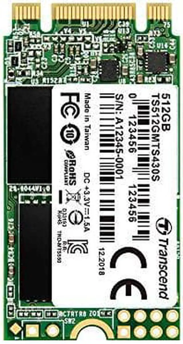 Alt view image 14 of 17 - transcend 512gb sata iii 6gb/s mts430s 42 mm m.2 ssd solid state drive ts512gmts430s
