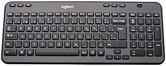 Alt view image 9 of 9 - Logitech K360 920-004090 Glossy Black (French Canadian Layout) USB 2.0 RF Wireless Mini Keyboard