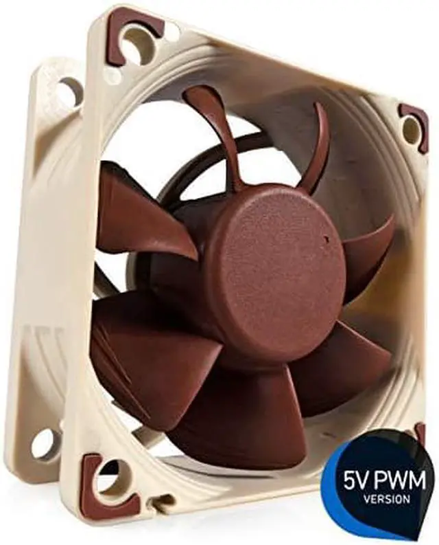 Alt view image 8 of 8 - Noctua NF-A6x25 5V PWM, Premium Quiet Fan, 4-Pin, 5V Version (60mm, Brown)