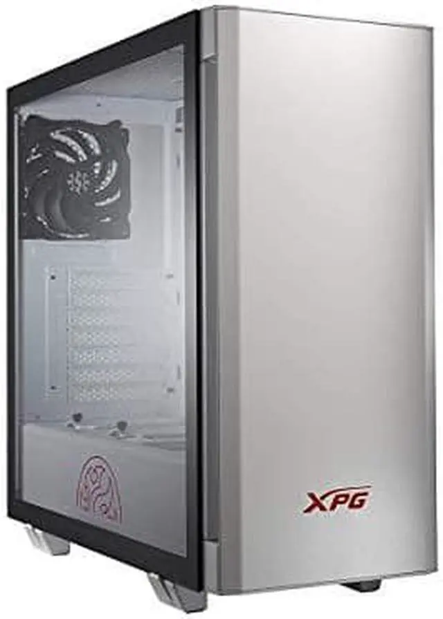 Alt view image 8 of 8 - XPG INVADER ATX Mid Tower Chassis -White - INVADER-WHCWW