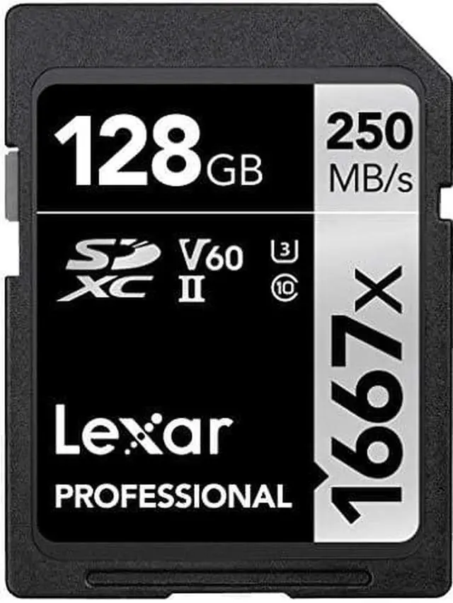 Alt view image 18 of 20 - Lexar Professional 1667x 128GB SDXC UHS-II/U3 Memory Card #LSD128CBNA1667