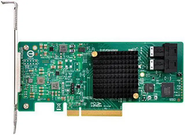 Alt view image 2 of 10 - Server-grade Host Bus Adapter 9311-8i expansion card with dual Mini-SAS HD SFF-8643connectors