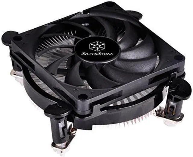 Alt view image 3 of 11 - CPU cooler/ Low Profile Design / Aluminum fin with copper center / Long life sleeve 8010 PWM fan / Only support LGA115X / Push pin / support VT series case