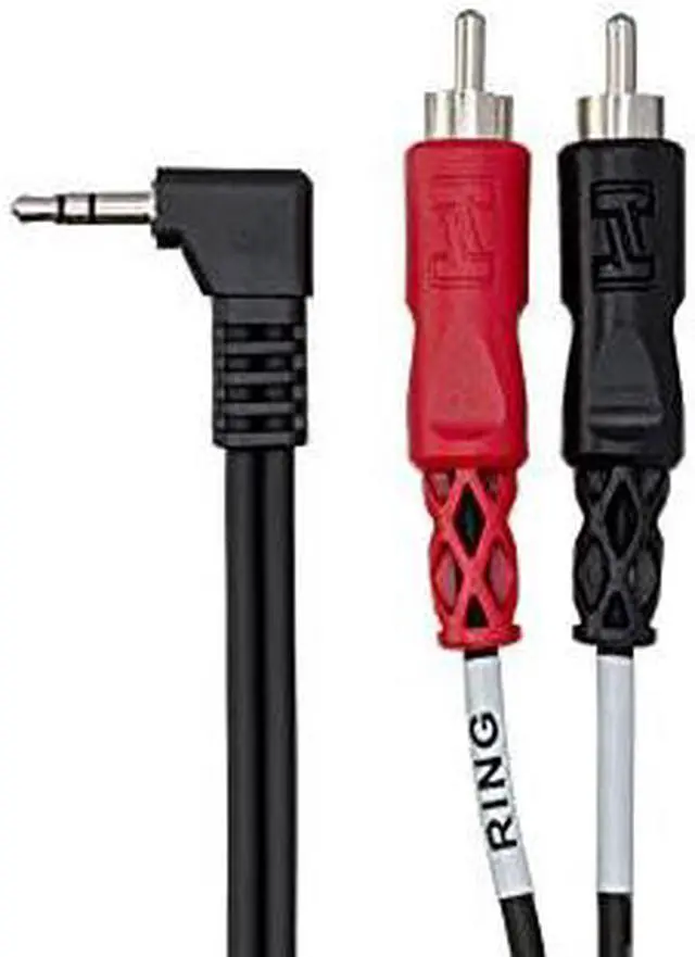 Alt view image 9 of 10 - Hosa Y Cable 3.5Mm Trs Ra-Rca