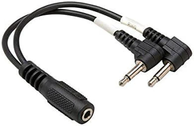 Alt view image 3 of 3 - Hosa YMM-492 Y Cable 3.5mm TRS Female - 3.5mm TS Ra