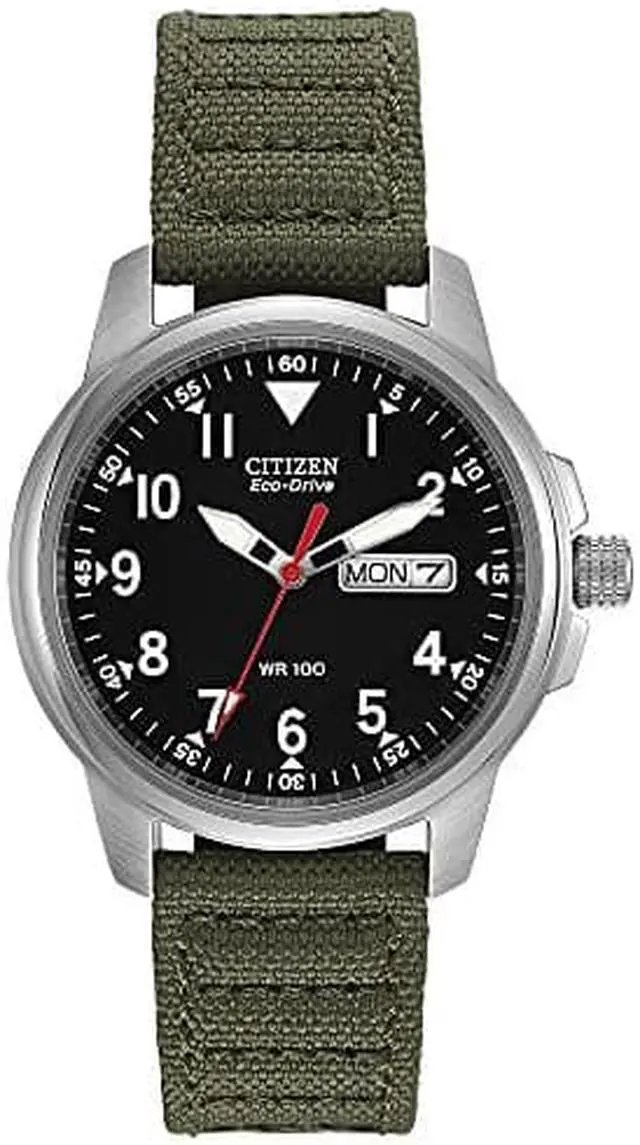 Alt view image 11 of 11 - Men's Green Citizen Eco Drive Watch BM8180-03E