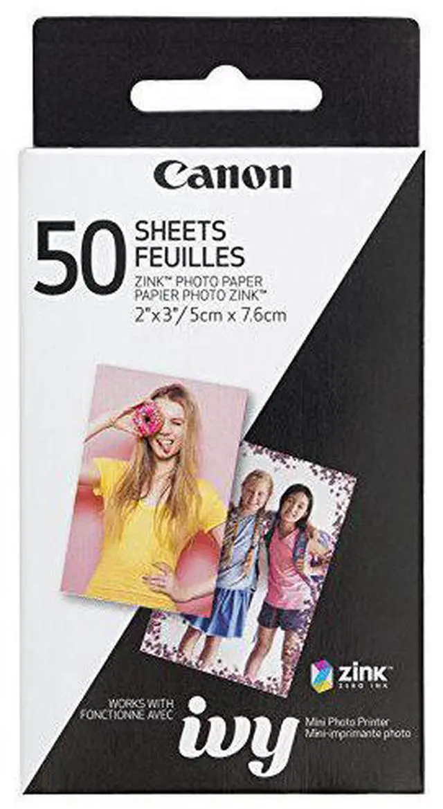 Alt view image 17 of 20 - Canon ZINK Photo Paper for Ivy Mobile Printer - 50 Sheet Pack