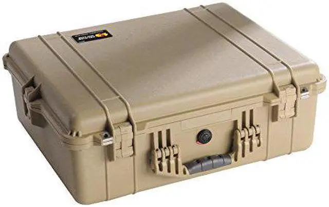 Alt view image 4 of 6 - Pelican 1600 Protector Pressurized 24x19x8in Case, Desert Tan w/Foam