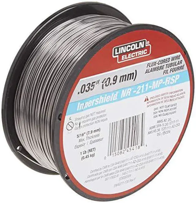 Alt view image 4 of 5 - lincoln electric, ed030584, mig welding wire, nr211mp.035, spool
