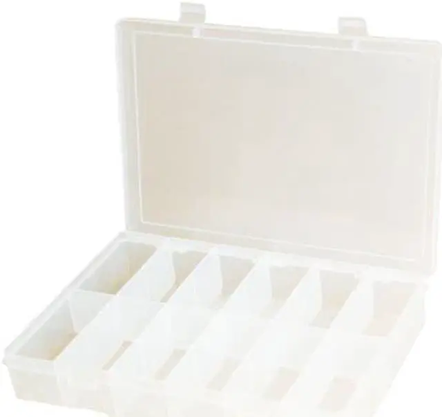 Alt view image 2 of 2 - DURHAM MFG LP12-CLEAR Compartment Box with 12 compartments, Plastic, 2-5/16" H