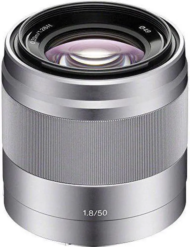 Alt view image 19 of 20 - SONY SEL50F18 Compact ILC Lenses 50mm f/1.8 Lens Silver
