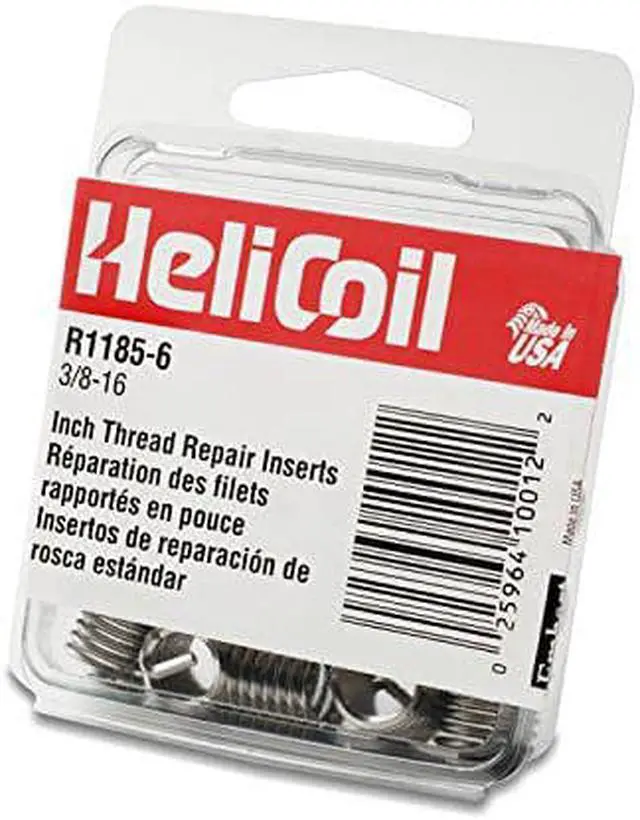 Alt view image 6 of 7 - HELI-COIL R1185-6 Helical Insert,304SS,3/8-16,PK12