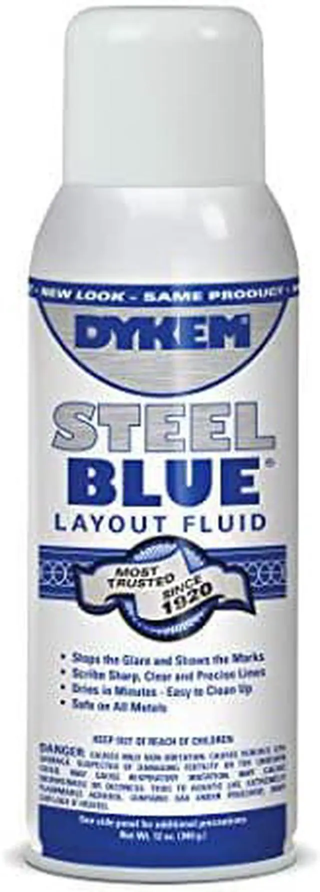 Alt view image 3 of 3 - DYKEM 80000 Dykem Steel Blue, Layout Fluid, Aerosol Can, 12 oz