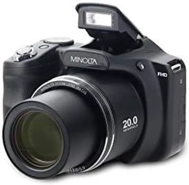 Alt view image 8 of 8 - Minolta MN35Z 1080p 35x Zoom Wi-Fi Digital Camera (Black)