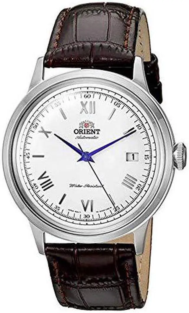 Alt view image 7 of 13 - Orient Men's 40mm Genuine Leather Band Steel Case Automatic Watch FAC00009W0