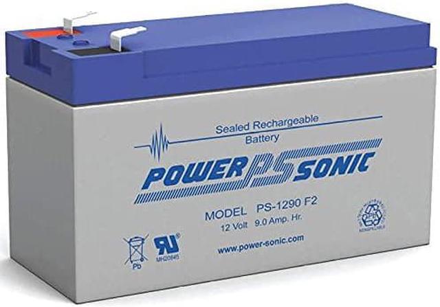 Alt view image 7 of 8 - POWER-SONIC PS-1290F2 12 VOLT 9 AMP BATTERY