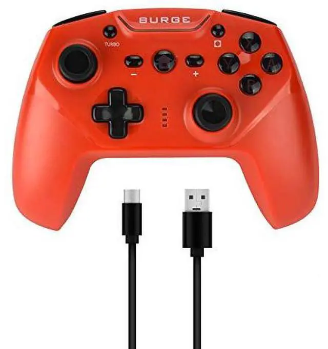 Alt view image 3 of 3 - surge switchpad pro wireless controller for nintendo switch - red - nintendo switch