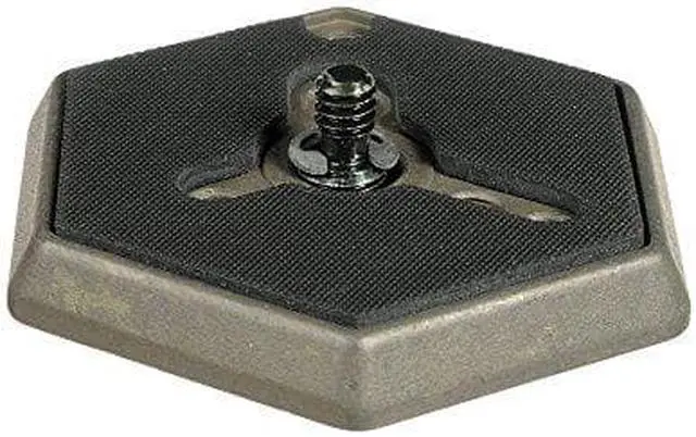 Alt view image 9 of 9 - Manfrotto 030-14 Hexagonal Quick Release Plate with 1/4"-20 Screw