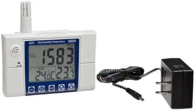 Alt view image 5 of 5 - Indoor Air Quality Monitor,Wall Mounted SUPCO IAQ50