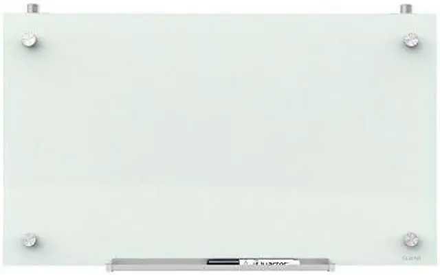 Alt view image 12 of 12 - Quartet Infinity PDEC1830 Magnetic Glass Dry-Erase Cubicle Board, White Surface, Frameless, 30”W x 18”H