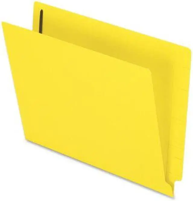 Alt view image 4 of 6 - Pendaflex Reinforced End Tab Expansion Folders Two Fasteners Letter Yellow 50