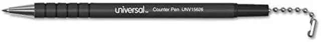 Alt view image 10 of 12 - Universal Counter Pen Black Barrel/Ink Medium 15625