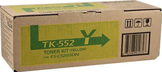 Alt view image 3 of 3 - Yellow Toner Cartridge for Kyocera TK-552Y FS-C5200DN, Genuine Kyocera Brand