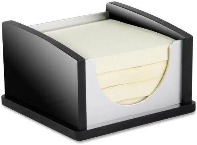 Alt view image 7 of 7 - Kantek KTKBA305 Memo Pad Holder- Aluminum- Black-Acrylic