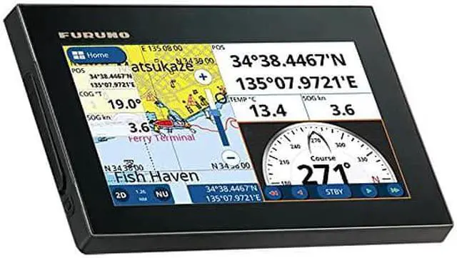 Alt view image 8 of 10 - Furuno GP1871F GPS/Fishfinder w/ 7" Wide Color Multi Touch LCD Display