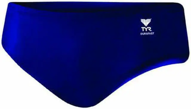 Main image of TYR Mens Durafast Elite Solid Racer Swim Suit (Navy, 36)