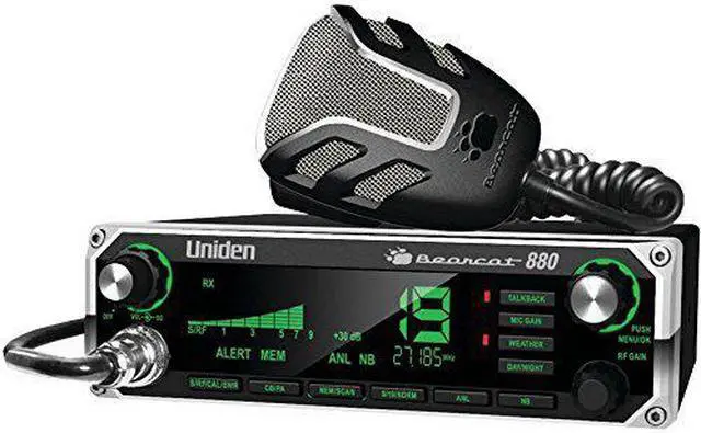Alt view image 14 of 18 - Uniden Bearcat 880 CB Radio with 7 Color Backlit Display & NC Mic