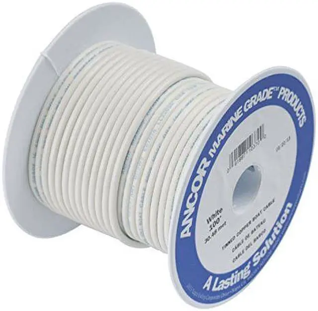 Alt view image 6 of 7 - Ancor White 12 Awg Tinner Copper Wire - 100'