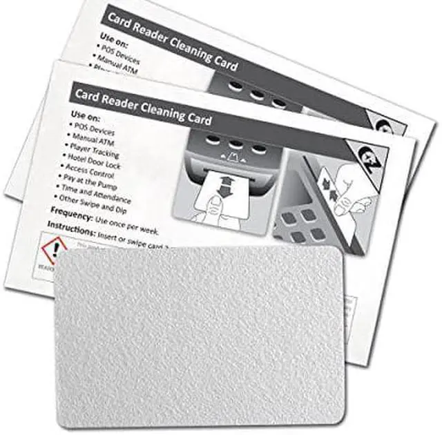 Alt view image 7 of 7 - EZ K2-H80B50 CR80 Card Reader Cleaning Card (Box of 50)