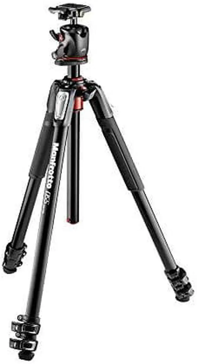 Alt view image 3 of 9 - manfrotto mk055xpro3bhq2 aluminum 3section tripod with xpro ball head and 200pl qr plate