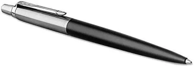 Alt view image 6 of 6 - Parker Jotter Retractable Ballpoint Pen Black Barrel w/Blue Ink Medium Point 1953184