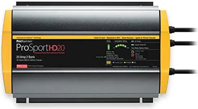 Alt view image 5 of 6 - PROMARINER PROSPORT HD 20 GEN4 20 AMP 2 BANK BATTERY CHARGER