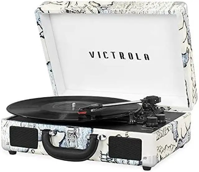 Alt view image 5 of 6 - INNOVATIVE TECHNOLOGY INN-VSC-550BT-P4 BLUETOOTH SUITCASE TURNTABLE IN MAP PRIN