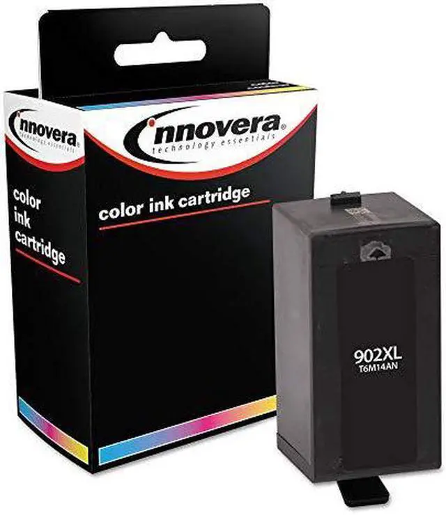 Alt view image 10 of 20 - Innovera Compatible Black High Yield Ink Cartridge (Alternative for HP 902XL/T6M14AN)