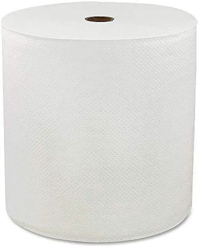 Alt view image 11 of 18 - Genuine Joe Hard Wound Roll Towel 1-Ply 7"x850' 6RL/CT White 96850